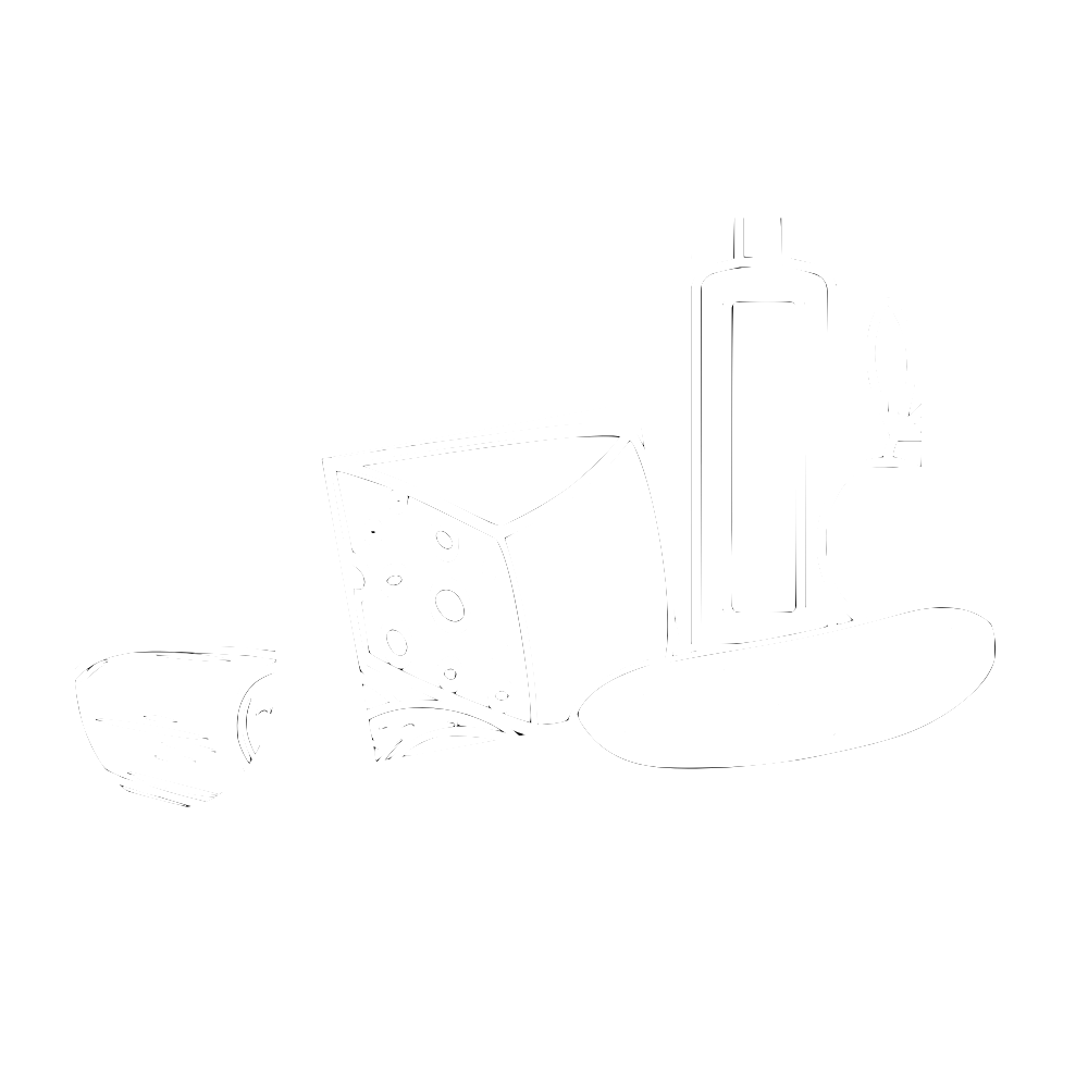 Icona tagliere di salumi di nostra produzione e formaggi del territorio e bruschette con Olio extra vergine d’oliva biologico – produzione propria